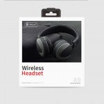 Wholesale Shocked Bass HD Wireless Bluetooth Stereo Headphone A9 (Black)